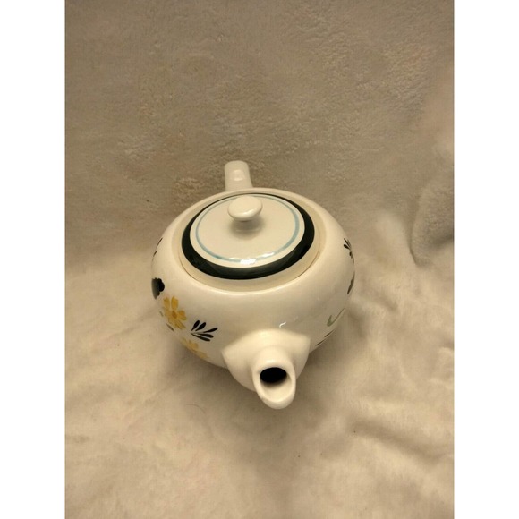 Vintage Stangl Hand Painted Floral Teapot Denmark - Picture 7 of 11